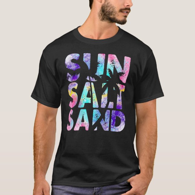 T-shirt Sun Salt Sand Beach Summer Vibes Spring Break 2023 (Devant)