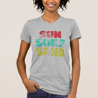 T-shirt Sun Surf Sand - Chemise femme