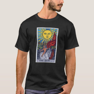 T-shirt Sun Tarot Card Occult Beliefs Divination Magie