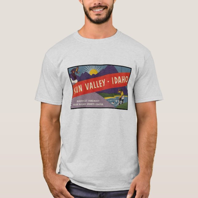 T-shirt Sun Valley Idaho (Devant)