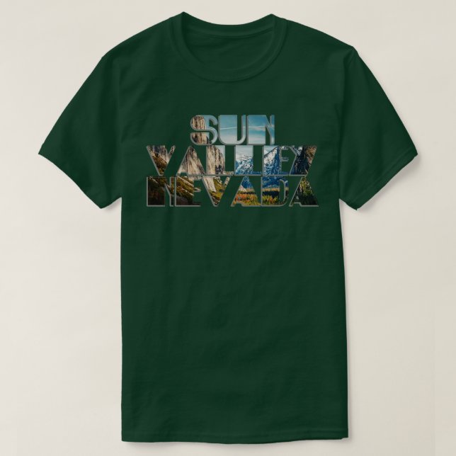 T-shirt Sun Valley Nevada (Design devant)