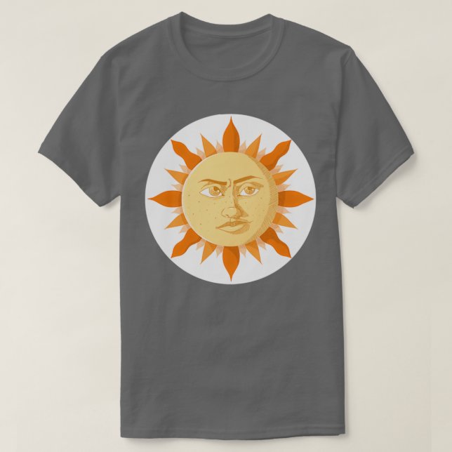 T-shirt Sun with Face (Design devant)