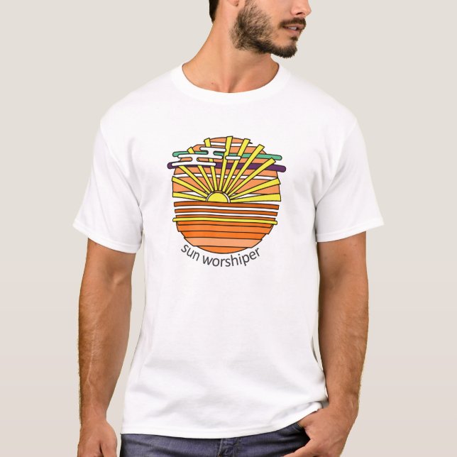 T-shirt Sun Worshiper (Devant)