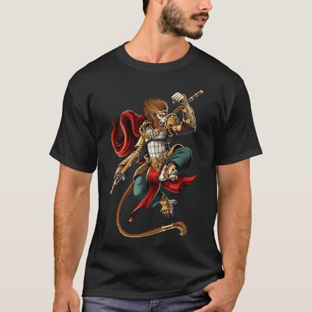 T-shirt Sun Wukong Roi Singe Chinois (Devant)