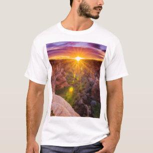 T-shirt Sunburst au Canyon de Chelly, AZ