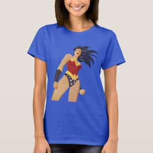 T-shirt Sunburst, ville rétro de Wonder