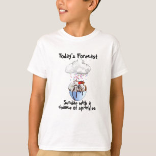 T-shirt Sundae avec une chance d'arroser