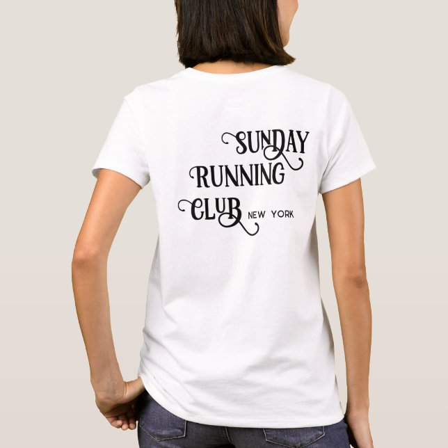 T-shirt Sunday Running club Matching Group (Dos)