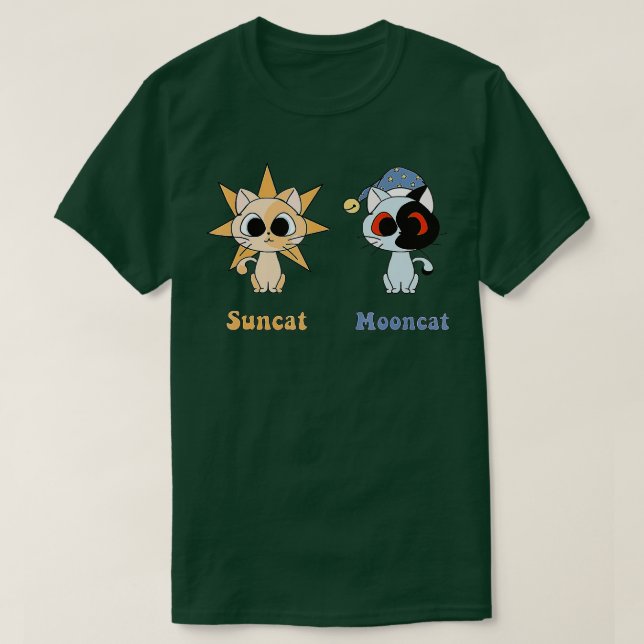 T-shirt Sundrop et Moondrop comme fnaf Security Breach cha (Design devant)