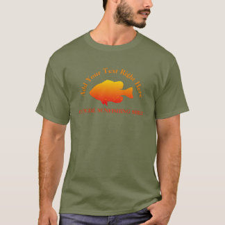 T-shirt Sunfish Bluegill Fishing Personnalisable