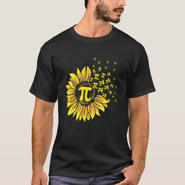 T-shirt Sunflower 3 14 Pi Number Symbol 100th day of Schoo (Devant)