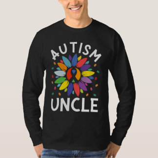 T-shirt Sunflower Autism Awareness Day Matching Family Aut