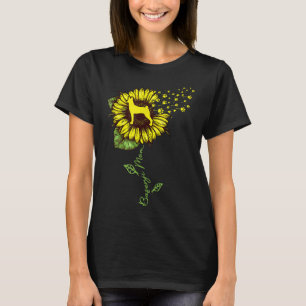 T-shirt Sunflower Basenji Maman Amoureux des chiens