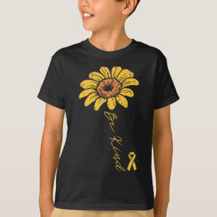 T-shirt Sunflower Be Kind Children Cancer Ribbon Awards
