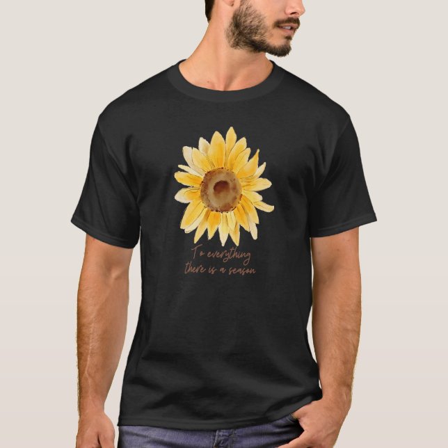 T-shirt Sunflower Bible Study Christian Womens Graphic Tee (Devant)