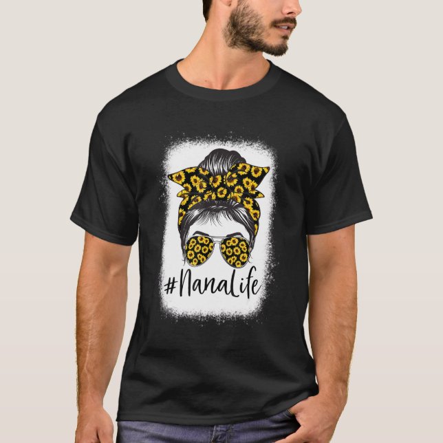 T-shirt Sunflower blanchie Nana Tee - shirts de la vie pou (Devant)