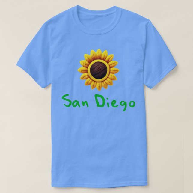 T-shirt Sunflower de San Diego (Design devant)