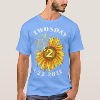T-shirt Sunflower Deux jours Mardi 22 février 2022 