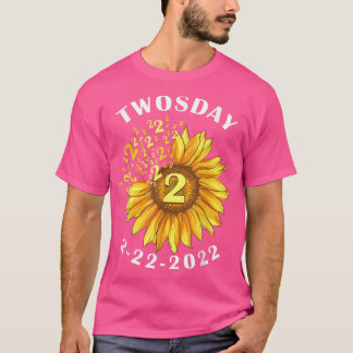 T-shirt Sunflower Deux jours Mardi 22 février 2022 