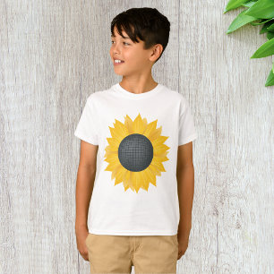 T-shirt Sunflower Disco Ball Retro Party Vibe