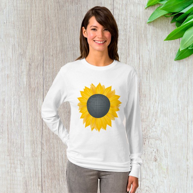 T-shirt Sunflower Disco Ball Retro Party Vibe (Créateur téléchargé)