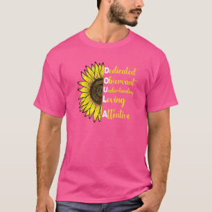 T-shirt Sunflower Doula Midwoman Enseignante de l'accouche