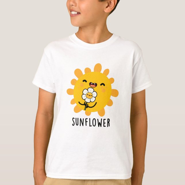 T-shirt Sunflower Drôle Soleil Et Fleur Pun (Devant)
