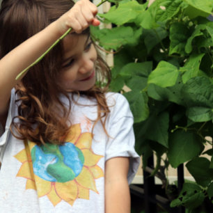 T-shirt Sunflower Earth