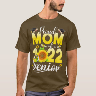 T-shirt Sunflower Graduation Fier Maman D'Une Classe De 20