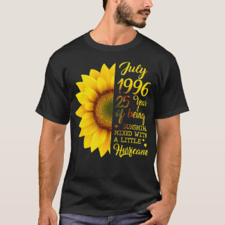 T-shirt Sunflower July 1996 25 Years Of Being Sunshine Hur