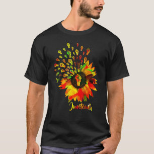 T-shirt Sunflower Junetten Pride Histoire noire Afrique A