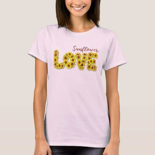T-shirt Sunflower Love Top (Devant)
