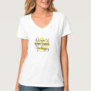 T-shirt Sunflower Lover Faites Plus De Ce Qui Vous Rend
