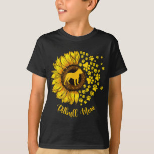 T-shirt Sunflower Pitbull Maman Amoureux des chiens