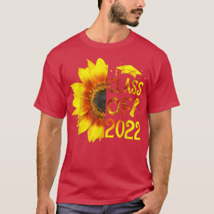 T-shirt Sunflower Senior Graduation Class of 2022 Senior B