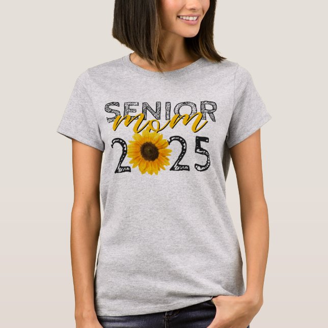 T-shirt Sunflower Senior Mom (Devant)
