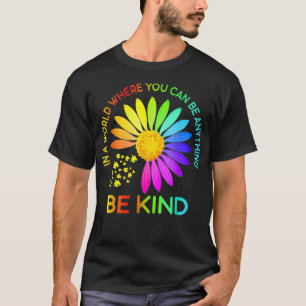 T-shirt Sunflower Sensibilisation sur l'autisme Be Kind Pu
