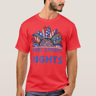 T-shirt Sunflower Stars Stripes Droits de reproduction Fem
