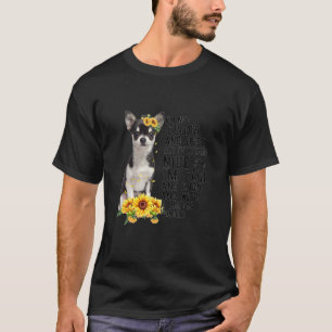 T-shirt Sunflower Sunshine Chihuahua Chiwawa Chig Girls Wo