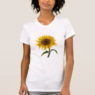 T-shirt Sunflower Sunshine Floral Aquarelle Fleur