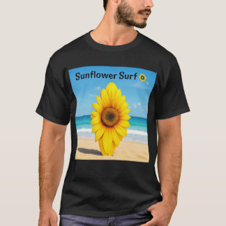 T-shirt Sunflower Surboard Ocean Vibes 🌻 🏄 ‍ ♀️