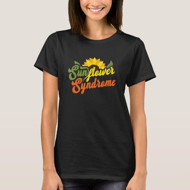 T-shirt Sunflower Syndrome Epileptic Disorder Awareness_12 (Devant)