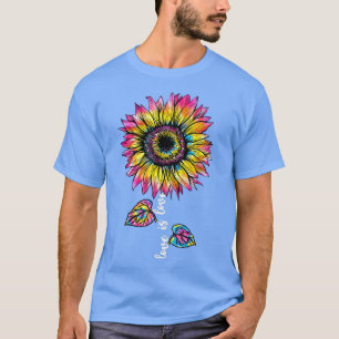 T-shirt Sunflower Tie Dye Love Is Love LGBT Gay Lesbian Pr