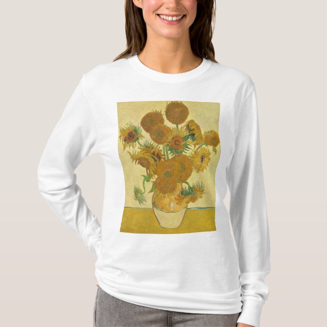 T-shirt Sunflowers 1888 par Vincent van Gogh (Devant)