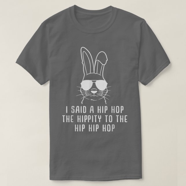 T-shirt Sunglass Bunny Hip hop HippityCadeau de PâquesMens (Design devant)