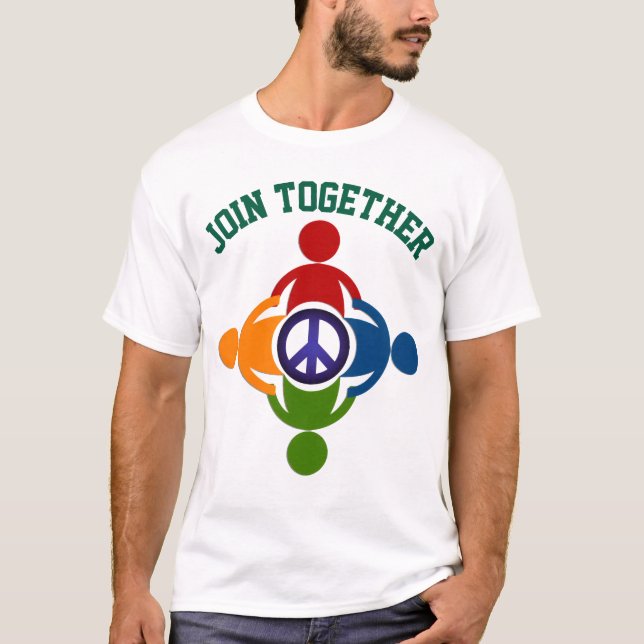 T-shirt S'unir en paix (Devant)