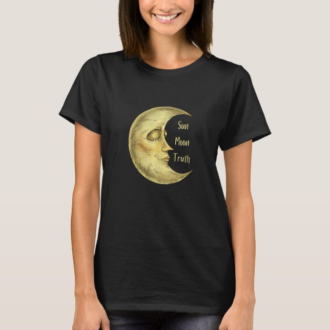 T-shirt SunMoon Et La Vérité Trouver La Lumière Dans Les T (Devant)
