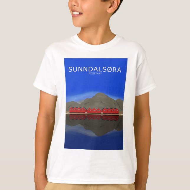 T-shirt Sunndalsøra Norvège (Devant)