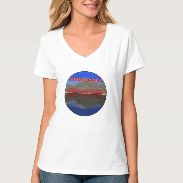 T-shirt Sunndalsøra Norvège (Devant)