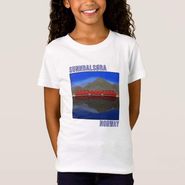 T-Shirt Sunndalsora Norvège Scandinave (Devant)